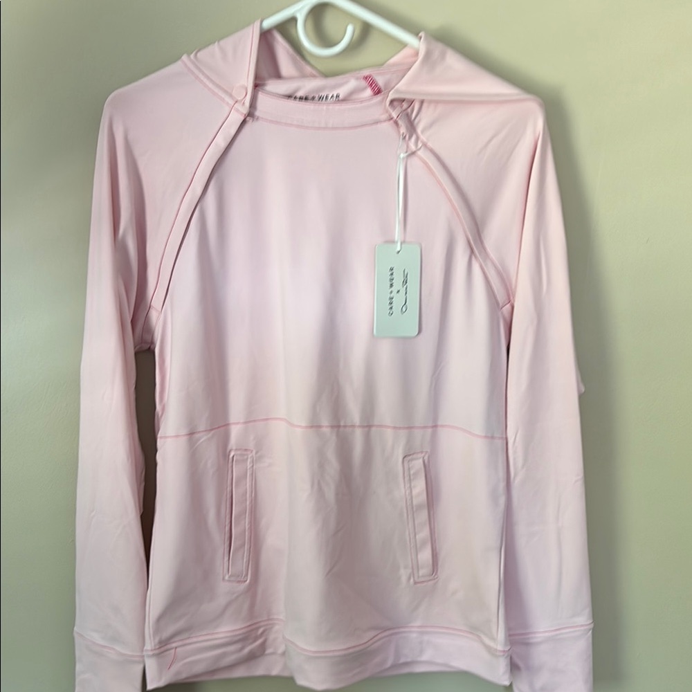 Care + Wear Womens Chest Port Access Hoodie by Oscar de la Renta